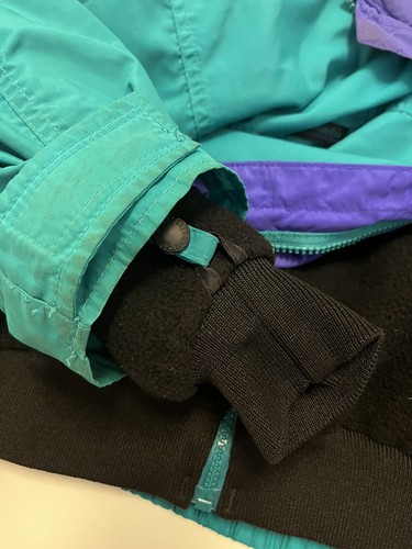 Vintage 90’s Columbia Bugaboo 2 In 1 Radial Jacket Mens MED Teal/Purple USA! - Picture 6 of 22