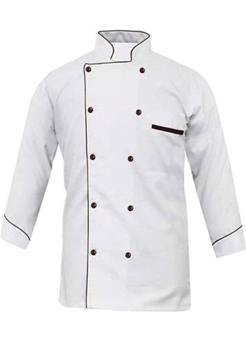 Chef Works Coat Poly Cotton Double Breasted Jacket Multi-Colored Kitchen Uniform - Picture 17 of 23