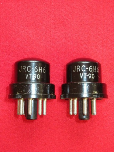1x 6H6 RCA Röhre geprüft NEUwertig Tube JRC 6H6 Valve VT90 Valvula Valvola Tutto