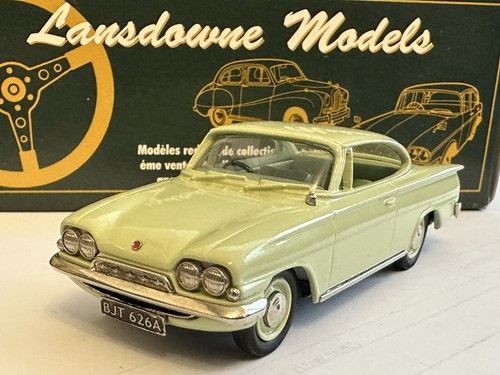 1961 Ford Capri Coupe Lime Green 1:43 Lansdowne LDM24 Excellent Boxed 2 - Picture 11 of 24