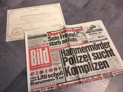 Bildzeitung 25.10.1985 October gift 34. 35. 36. 37. 38th Birthday Litti