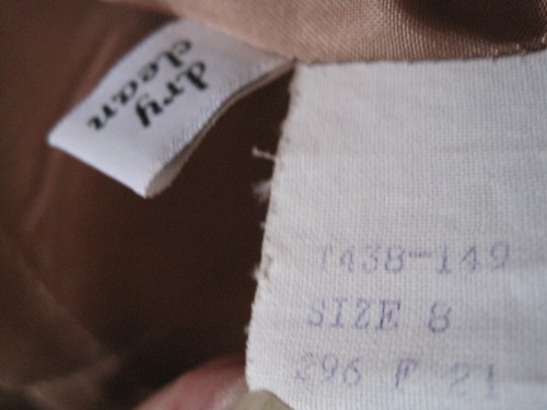 Woman Pendleton Blazer Size 8 Tan One Button Front 100% Virgin Wool - Picture 8 of 8