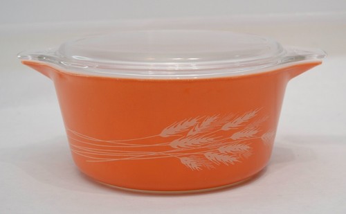 Vintage PYREX Autumn Harvest Cinderella Casserole Set w/ Lids–470, 474-B, 475-B - Picture 12 of 24