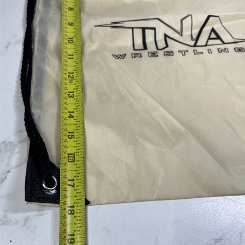 TNA Wrestling IMPACT Wrestling Tan Drawstring Bag - Picture 2 of 6