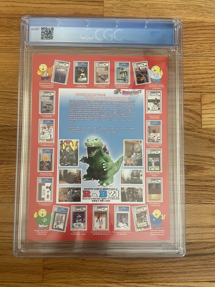 2003 LEBRON JAMES BECKETT BASKETBALL MAGAZINE CGC 9.4 ROOKIE YEAR