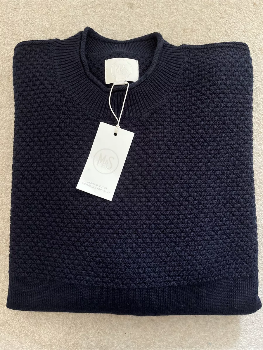 Marks and hotsell spencer blue jumper