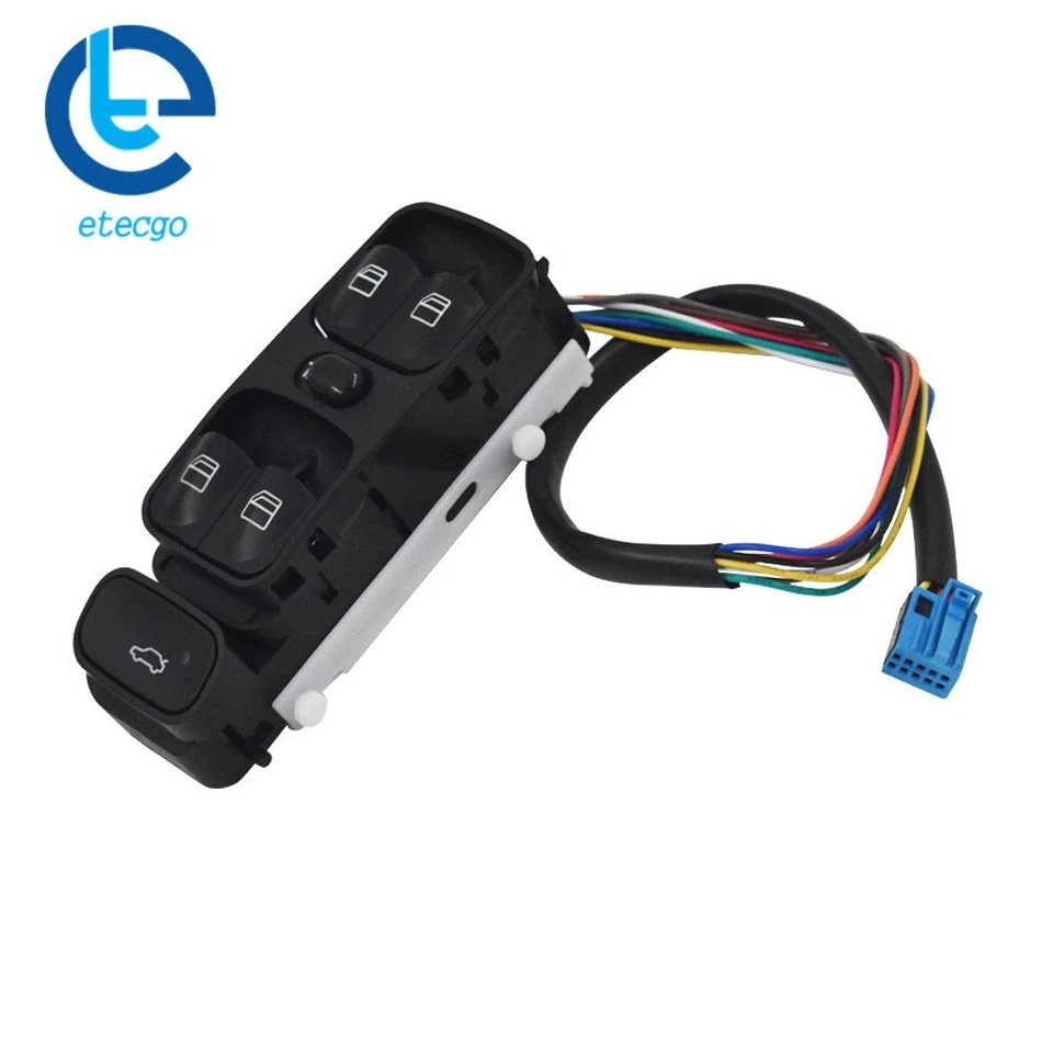 2098203410 Interruptor de ventana eléctrica delantero izquierdo mercedes-benz w209 clk320 clk500 Foto 4 de 4