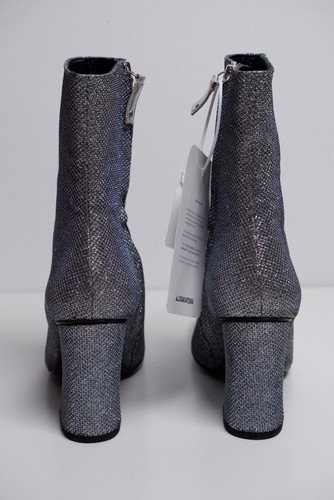 DORATEYMUR | SILVER GLITTER SYBIL 90 | STIVALETTI IN TESSUTO | EU 37,5 / UK 4,5 - Foto 9 di 16