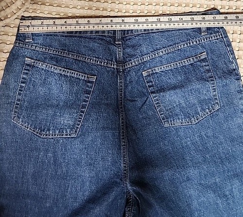 Maternity Announcements XL 16/18 Denim Capris Womens Pockets - Picture 6 of 13