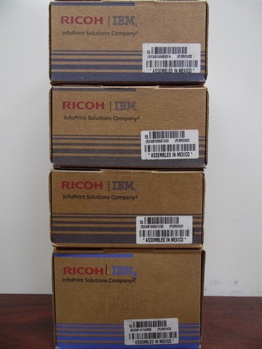 IBM RICOH InfoPrint Extra High Yield Toner Cartridge Lot B/C/Y/M  [34d] - Picture 2 of 8