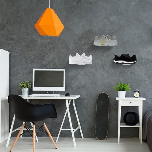 6pcs Floating Shoe Shelves 7.9in Length Acrylic Shoe Display - Picture 21 of 21