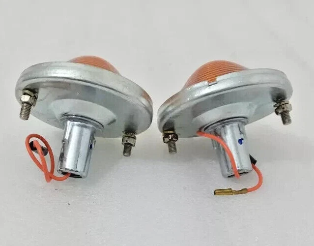 Jeeps Parking or Turn Signal Amber Light Fits Willys CJ-3B CJ3 CJ5 CJ6 Foto 2 de 4