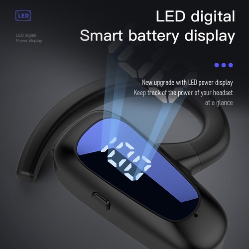 Bluetooth Headset Wireless Music Earbud Earphone Sport Headphones Microphone - Picture 6 of 16