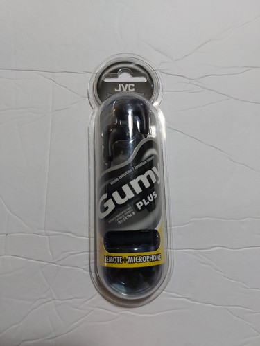 JVC HA-FX7M-B Black Gumy Plus Earbuds with Remote & Mic - Picture 1 of 2