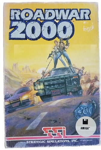 ROADWAR 2000 Commodore AMIGA by (SSI) Strategic Simulations RARE Vintage Game - Picture 2 of 10