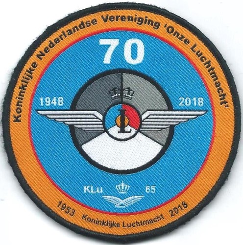 PATCH RNLAF / KLu   KON. NEDERLANDSE VERENIGING 'ONZE LUCHTMACHT'  (+ V€LCR0 !)