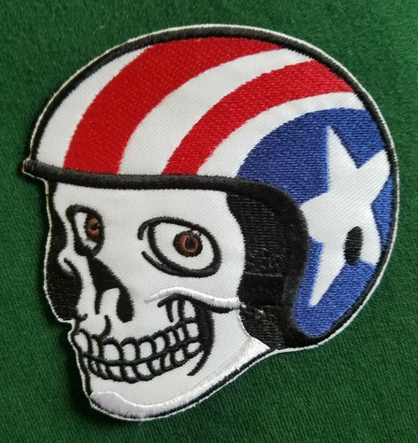 EASY RIDER SKULL Patch MOTORCYCLE OUTLAW BIKER JACKET COLLECTORS PATCH  - Picture 1 of 6