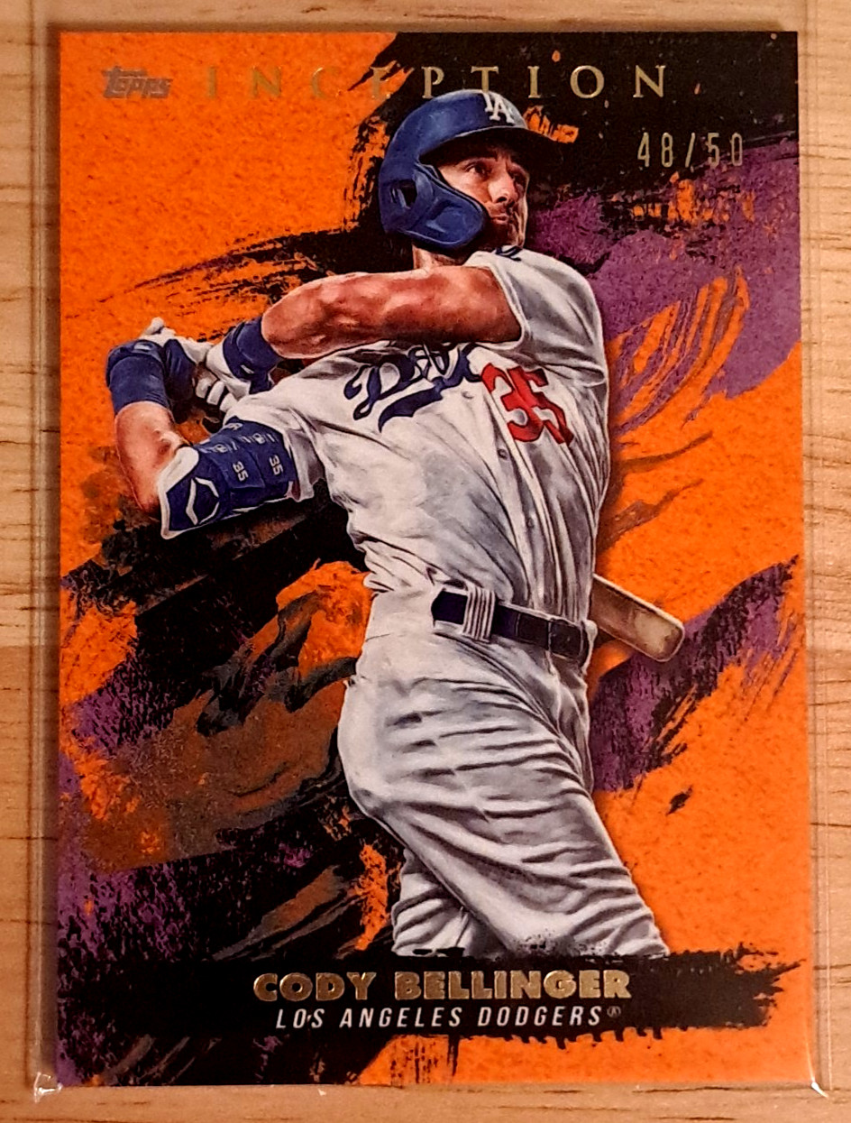 Cody Bellinger /50🍀👀- 2021 Topps Inception - AMAZING - Dodgers