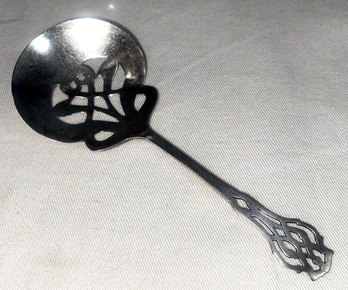 Antiker Lunt Sterlingsilber Schlitz Bon Bon/Nuss Servierlöffel 0,5 Unzen 5" - Bild 11 von 11