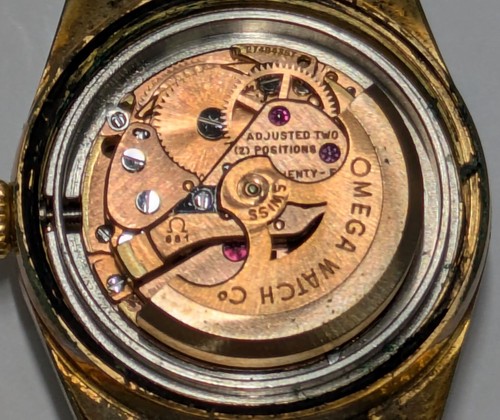 *¡Funcionando! Needs Service* Vintage OMEGA Geneve Cal.681 Automático Esfera Dorada Mujer - Imagen 9 de 18