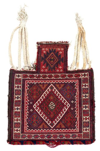 2x1.7 Ft Vintage Salt Bag from South East Anatolia - Picture 1 of 2