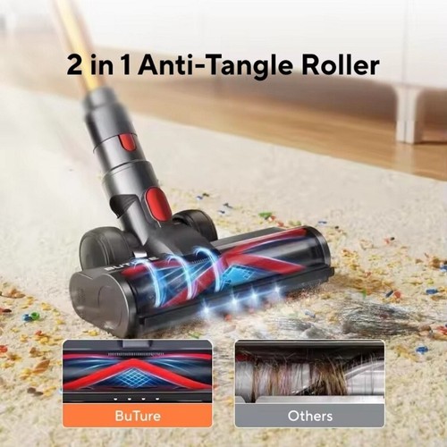 2025 Aspirapolvere senza fili Scopa elettrica portatile batteria 40KPA 500W 55M - Foto 5 di 12