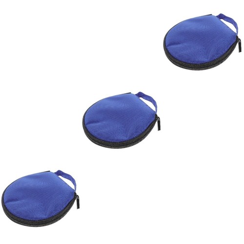 3 pièces étui DVD portable CD Oxford sac en tissu support CD étui de rangement DVD - Photo 9/12