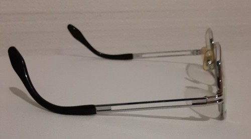Indo Brille 54□18 Elsa Vintage Brille Achteck Silber Retro Style Eyeglasses - Bild 6 von 7