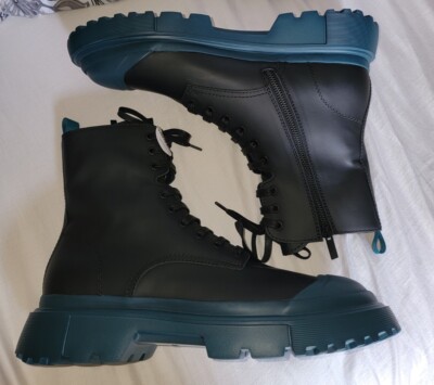 Hogan Combat Boots Hogan H619 Black Mens Sz 11.5 | eBay