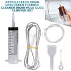 5Pcs/Set Fridge Drain Unblocker Cleaner Flexible Drain Hole Clog Remover Tool
