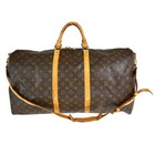 LOUIS VUITTON MONOGRAM KEEPALL BANDOULIERE 60 DUFFLE BAG M41412 VI0971 XX22491*