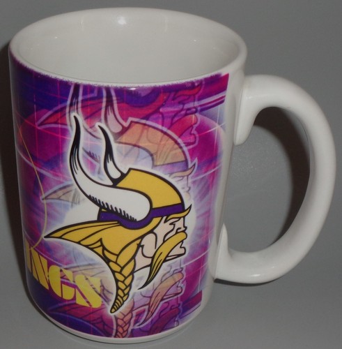 Minnesota Vikings Coffee Mug Officially Licensed Product Partial Sticker 12 0Z - Picture 10 of 10