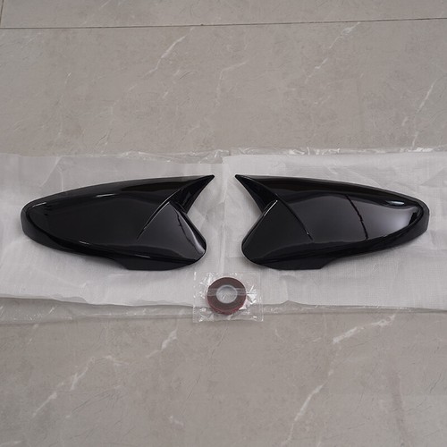 Cubierta de espejo retrovisor Horn OX para Hyundai Elantra 2011-2015 negro brillante, - Imagen 3 de 8