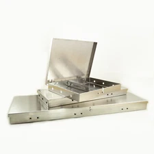 Andrew Mack Metal Coil Pinstriping Paint Brush Box Choose from 3 Sizes, 3 Colors