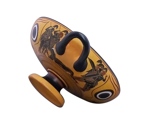 Handmade Dionysus Cup Kylix Replica | Exekias | Ancient Greek Vase 540–530 BC - Picture 5 of 8
