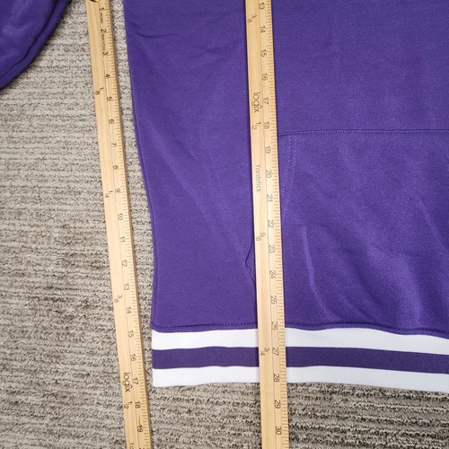 NBA Size M Women Hoodie Pullover Long Sleeve L.A Lakers Purple - Picture 5 of 13