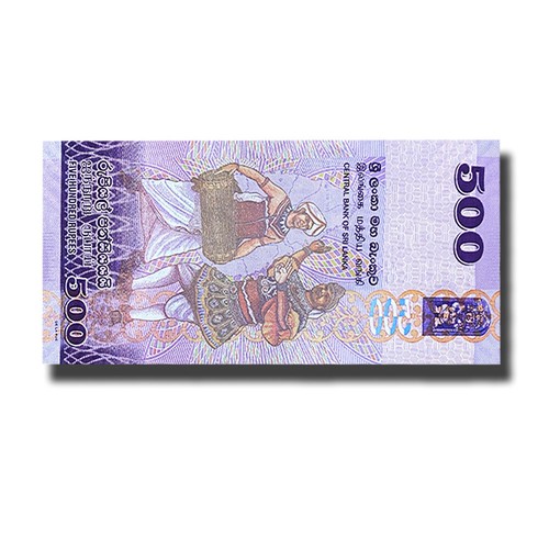 Billete conmemorativo de 500 rupias Sri Lanka 2013 Chogm unc P129 sin circular - Imagen 2 de 3