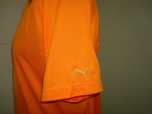New PUMA GOLF POLO SHIRT Men's S/M/XL Essential Performance Colorful ORANGE - Picture 5 of 7