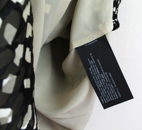 NWT Theory Confetti Print Long Sleeve Silk Blend Dress, Large, MSRP $415 - Picture 14 of 14