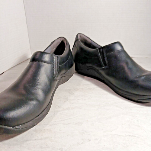 Black Dansko Slip Resistant Ellie Loafer Platform Shoes Size 8.5 Made in 01-2019 - Picture 2 of 10