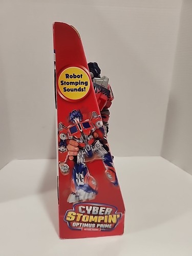 Transformers Cyber Stompin Electronic Optimus Prime Autobot Hasbro 2006 juguete leer - Imagen 4 de 19