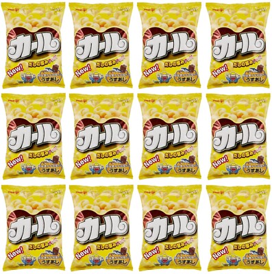 Japanese Snack KARL Lightly Salted Puffed Corn Food Chips Non Fried MEIJI 68g