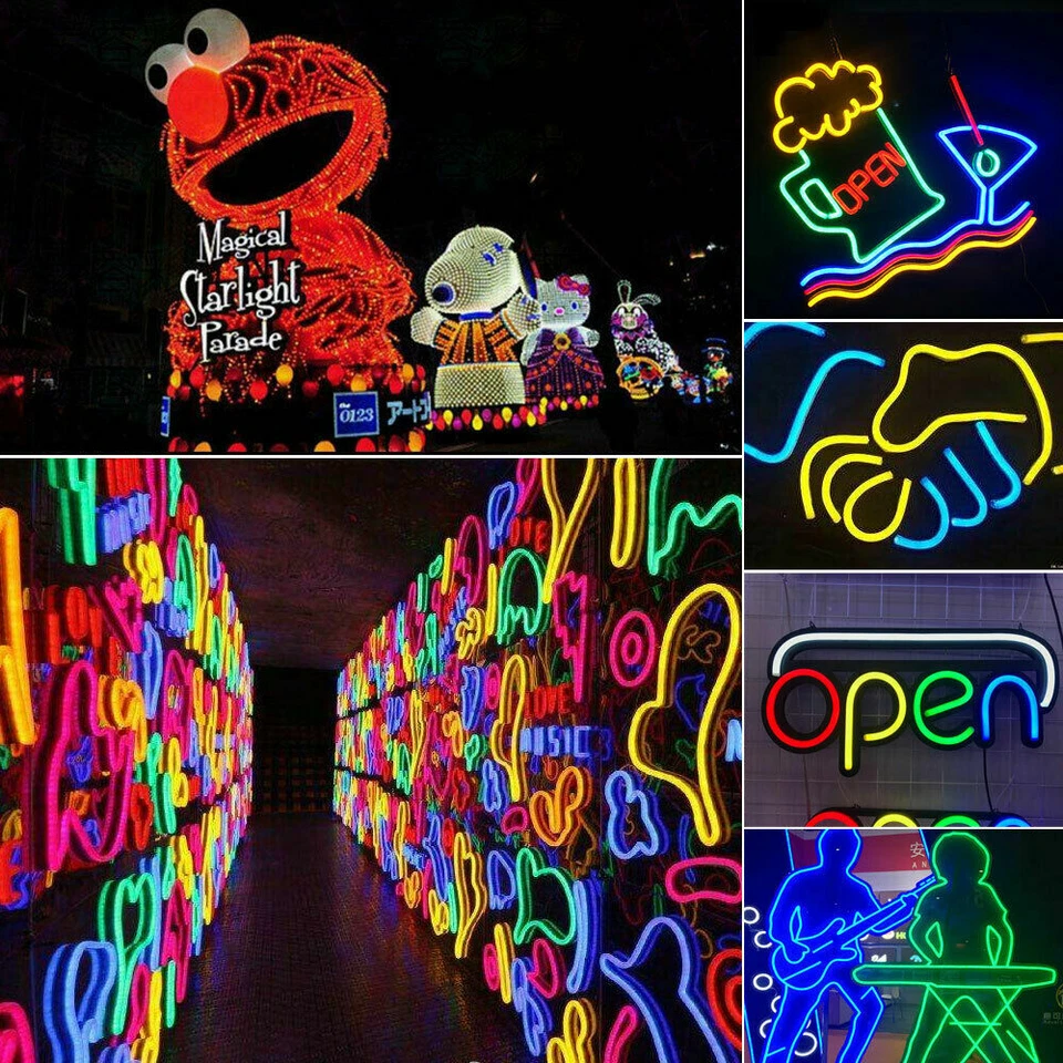 STRISCIA STRIP NEON COLORAZIONI DIVERSE  5m ip65 modellabile per BAR SLOT SALE - Immagine 4 di 4