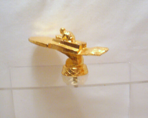 ADORNO DE CAPÓ DE METAL DORADO DE COLECCIÓN PARA TROFEO TOP MOTOCICLETAS BARCOS HOT RODS 50 - Imagen 2 de 4