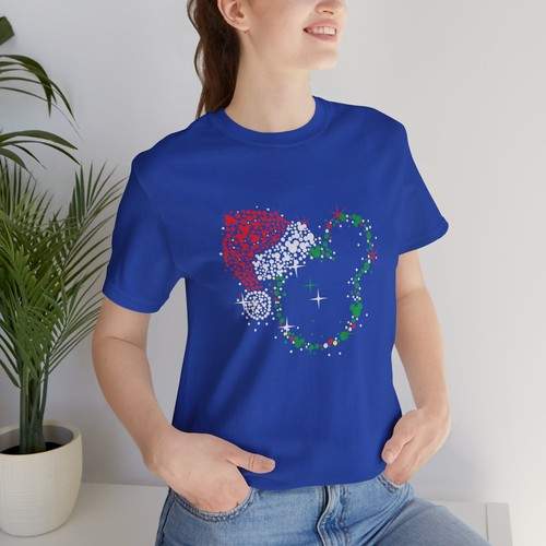 DISNEY CHRISTMAS EARS Disney Family Mickey Minnie Mouse Ears World Unisex Tee - Picture 83 of 169