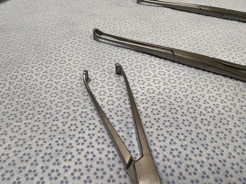 3er Set Novosurgical G6113-27 Chirurgische Allis Gewebepinzette 5 x 6 Zähne - Bild 5 von 6