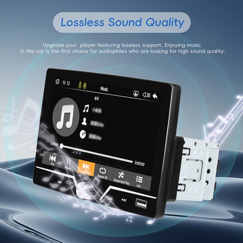Single 1Din 7" Touch Screen Stereo Bluetooth Radio Car Apple/Android Carplay GPS - Picture 16 of 23