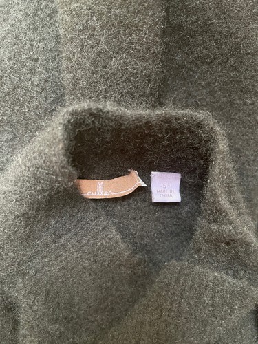 Cullen Cashmere Sweater Women's Small Black Hi Neck Knit Pullover Soft Thick - Afbeelding 6 van 6