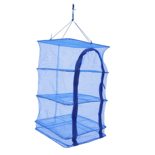 4 Ebenen Trockennetz Kr?uter Fisch Trocknungsnetz Drynet Trockner mit Zipper - Bild 8 von 19