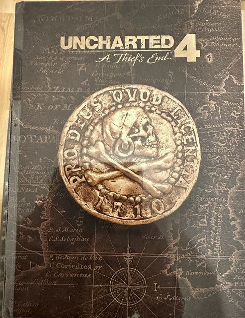 Uncharted 4: A Thief's End Limited Collectors Edition libro di soluzioni inglese NUOVO- Uncharted 4: A Thief's End Limited Collectors Edition libro di soluzioni inglese NUOVO-